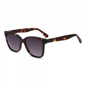 RUISEN’S Solid Full-Rim Acetate UV Protection Shades 8842