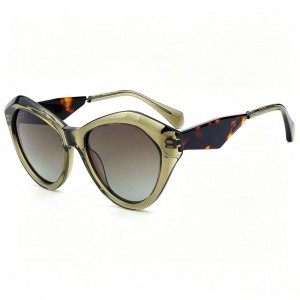RUISEN’S  Mixed Material Cat Eye Acetate Sunglasses VG6001AFS