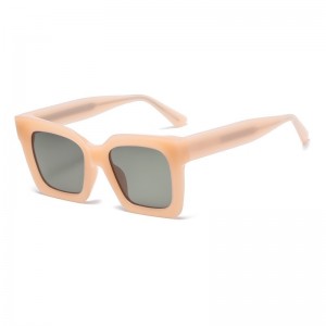 RUISEN’S Unisex Classy TR90 Frame Acetate Temple Sunglasses