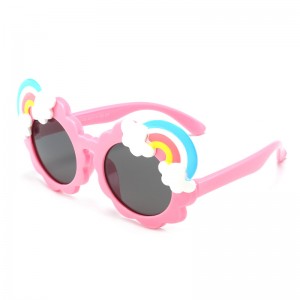 RUISEN’S Kids Cute Rainbow Sunglasses