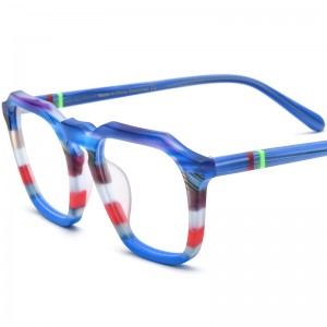RUISEN’S Matte mixed-material square acetate glasses 19292