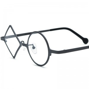RUISEN’S Vibrant Irregular Pure Titanium Glasses Frames | Ultra-Light, Unisex Style 185852