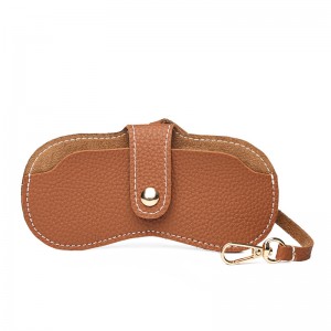 Bolsa de óculos de sol da moda em couro macio RUISEN RS-3756