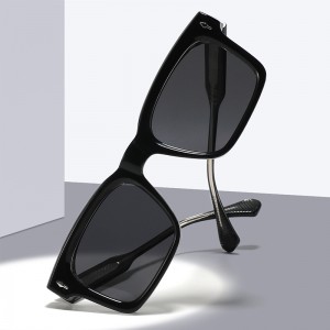 RUISEN’S Summer New Arrival Fashion Narrow-Frame Women’s TR Frame Acetate Temple Polarized Sunglasses 8922