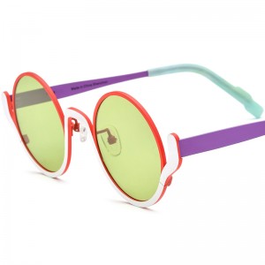 RUISEN’S Premium Pure Titanium Round Sunglasses 185798T