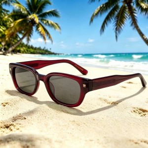 RUISEN’S Vintage Rectangle Glasses Beach Sunglasses Outdoor Casual Daily Travel Fashion 8626