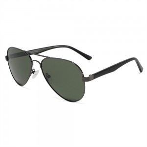 RUISEN’S Vintage Double Beam Aviator Frame Sunglasses Gradient Lens UV400 Daily Fashion Eyewear8513
