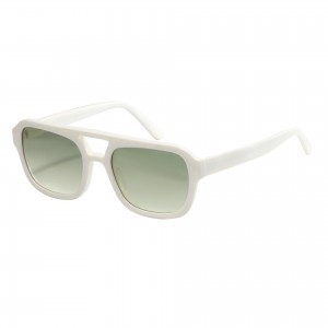 RUISEN’S Trendy Oversized Double-Bridge Acetate Sunglasses, Fashion Shades  RT2034