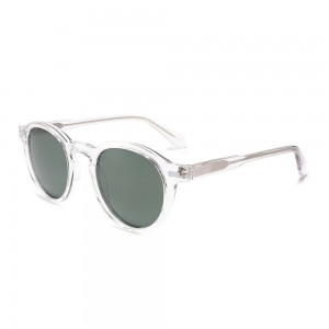 RUISEN’SClassic Retro Round Frame Sunglasses Gradient Lens UV400 Daily Fashion Eyewear8950