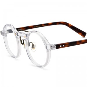 RUISEN’S Premium Round Acetate Optical Frames Business Eyeglasses 19194