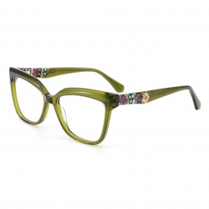 RUISEN’S Classic Cat Eye Frame Optical Glasses Clear Lens Multi Color PC Eyewear Daily Fashion Eyeglass FramesMG1009