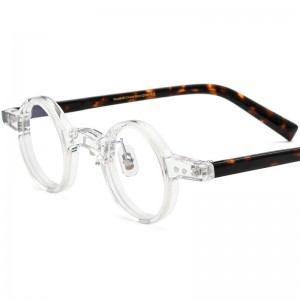 RUISEN’S Stylish Round Acetate Optical Frames Fashion Eyeglasses 19178