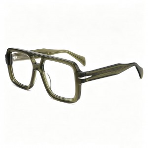 RUISEN’S Double Bridge Square Acetate Frames VG5019