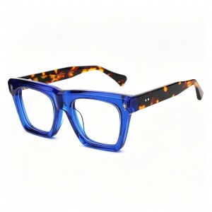RUISEN’S Transparent Front Textured Spliced Temple Frames VG66304