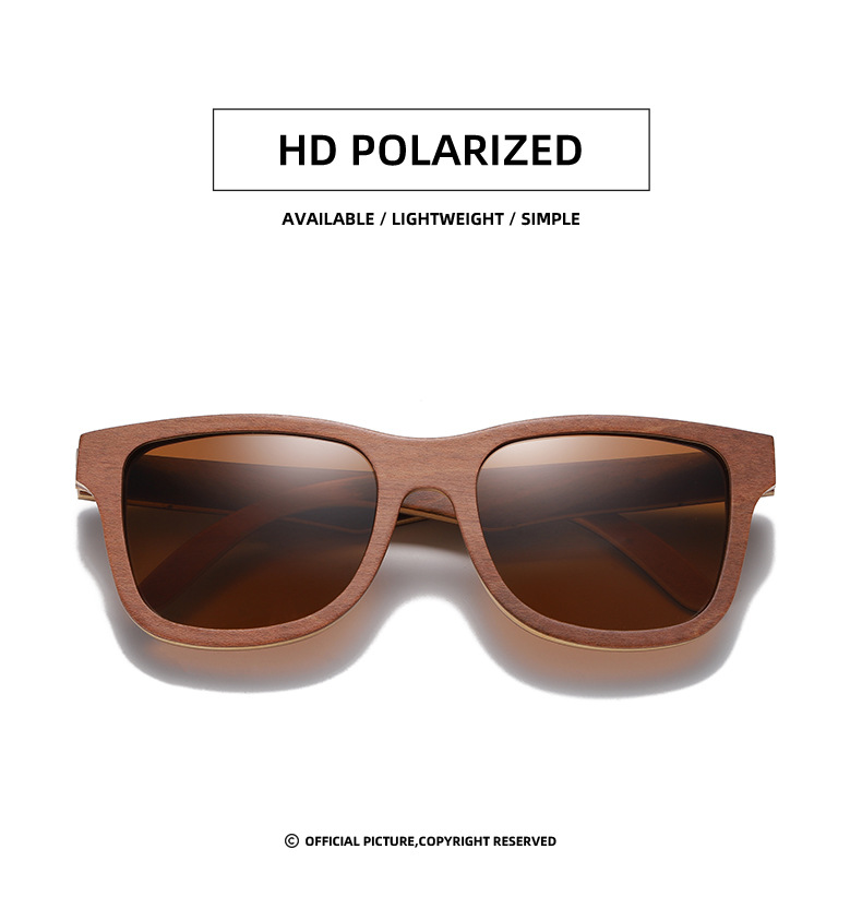 RUISEN'S Wooden Sunglasses For Men and Women 832