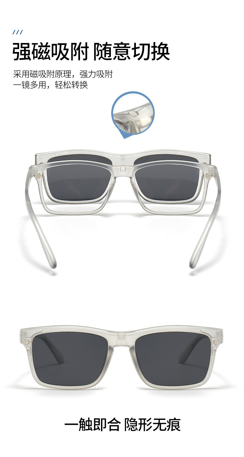RUISENS'S Clip-On Sunglasses Driving Glasses DazzlingT2202
