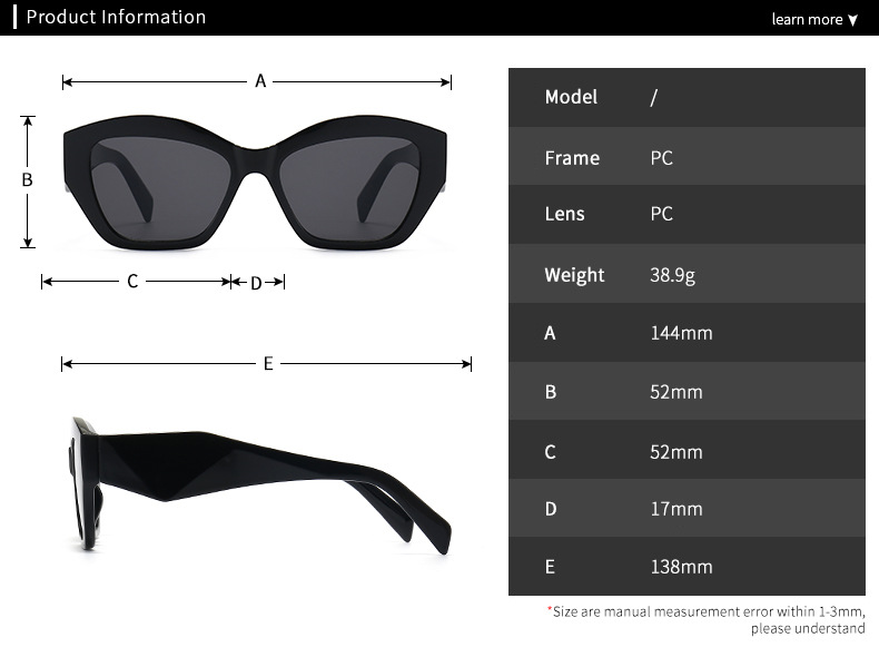 Tiktok Hot Stylish shades  size