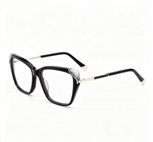 RUISEN’S Chic cat-eye glasses with marble accents and gold details 8006