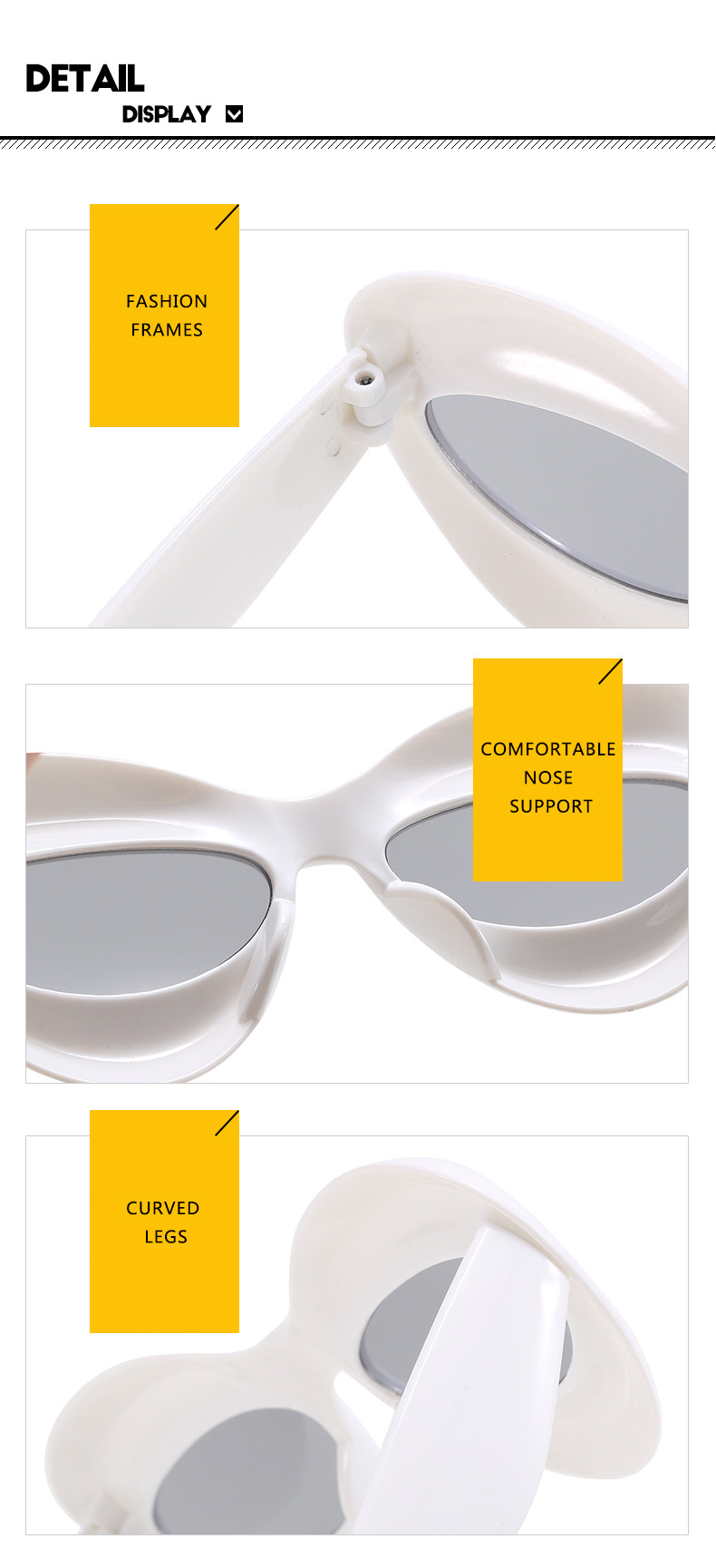 RUISEN'S Inflatable Bread Kids Quirky Sunglasses K1001