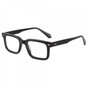 RUISEN’S Retro Square Acetate Daily Eyeglasses 8630