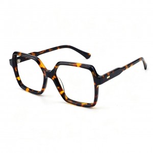 RUISEN’S Angular Wide Square Acetate Frames VG6008AF