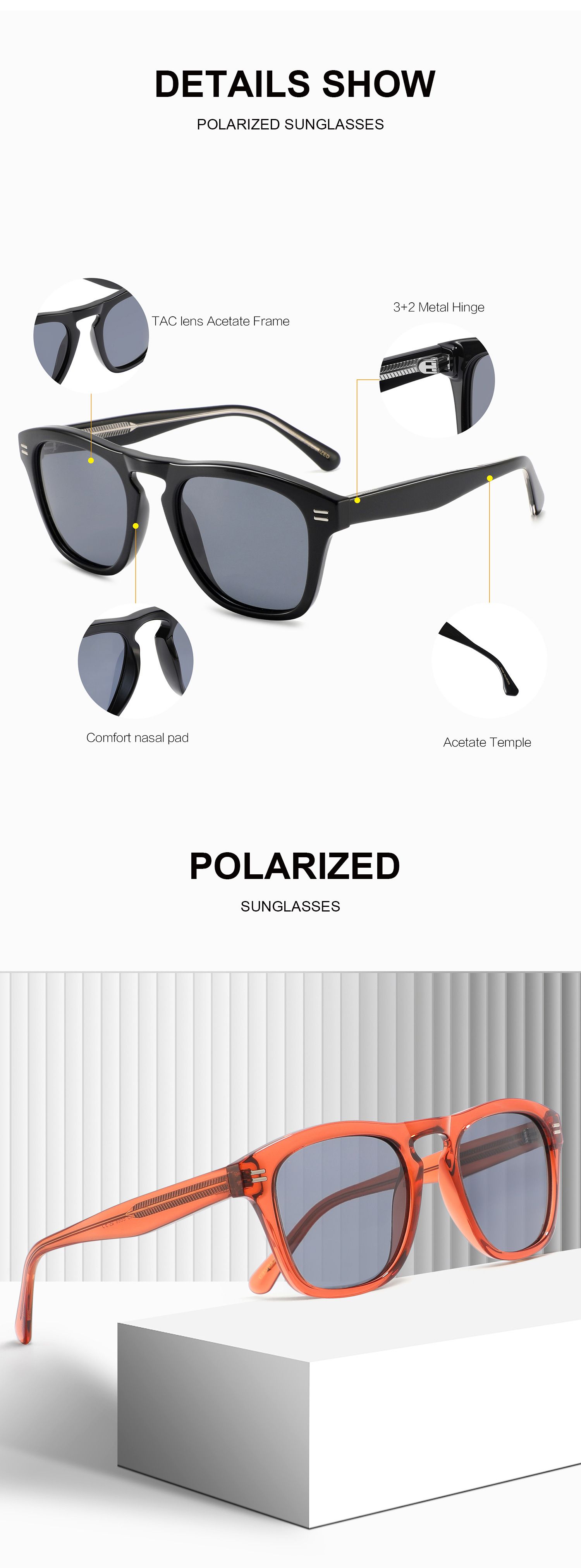 Square Eyeglasses Urban Glasses Street Leisure Trendy Everyday Wear