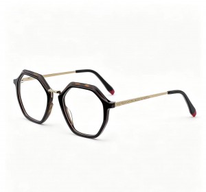 RUISEN’S Fashion hexagon acetate optical eyewear  8015