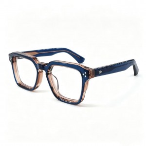 RUISEN’S Double Layer Rivet Square Acetate Frames VG66303