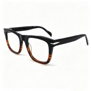 RUISEN’S Transparent Oversized Square Acetate Eyeglasses VG5008AF