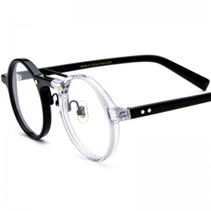 RUISEN’S Premium Round Acetate Optical Frames Business Eyeglasses 19194