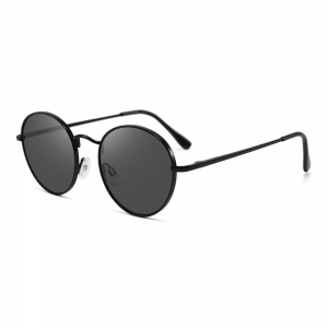 RUISEN’S Vintage Round Metal Polarized Sunglasses UV400 Retro Sun Glasses for Beach Travel Shopping Driving Outdoor 3732