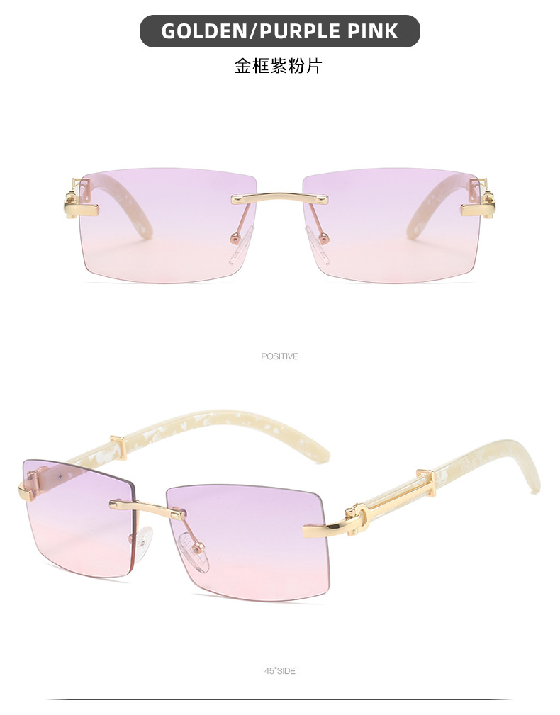 RUISEN'S Frameless Sunglasses For Fashionable Men