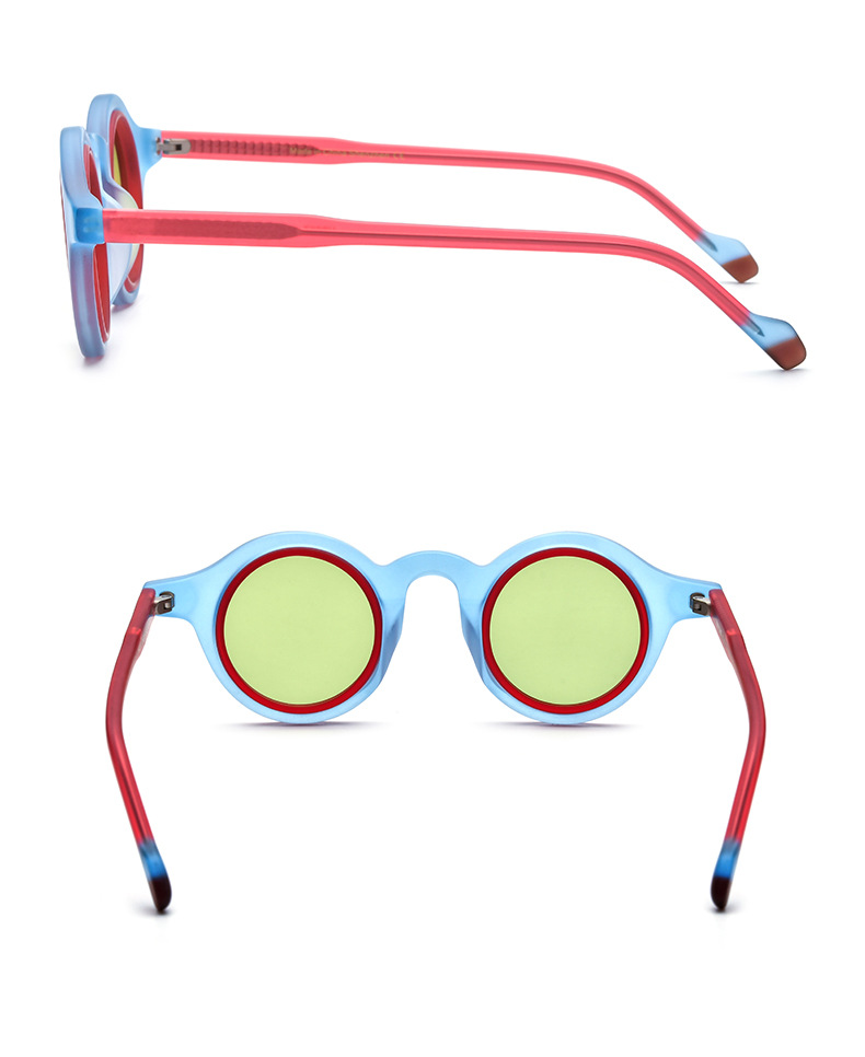 Charakteristische Doppelkreis-Sonnenbrille-14