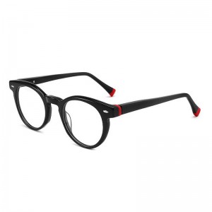 RUISEN’S Fashion Vintage Rice Nail Round Acetate Frames  1114