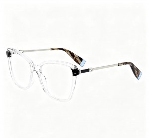 RUISEN’S Women‘s Cat Eye Square Acetate Optical Eyeglass Frames 8016