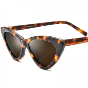 RUISEN’S New Vintage Acetate Triangle Polarized Sunglasses 19104T