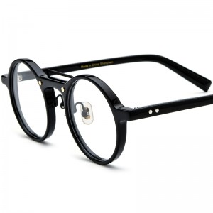 RUISEN’S Premium Round Acetate Optical Frames Business Eyeglasses 19194