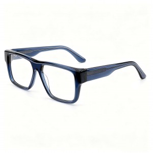 RUISEN’S Transparent Tortoise Temple Acetate Optical Glasses Frame F2731
