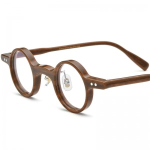 RUISEN’S Stylish Round Acetate Optical Frames Fashion Eyeglasses 19178