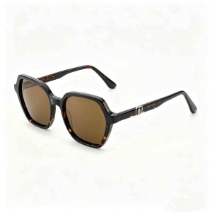 RUISEN’S Vintage Polygon Square UV Protection Minimalist Luxury Sunglasses  ATG1030