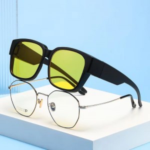Fashionable trend premium clip-on sunglasses 8813