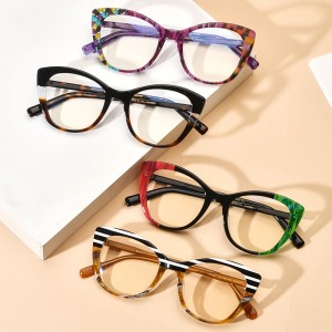 RUISEN’S Custom Cat’s Eye Plate Eyeglass Frames 19327