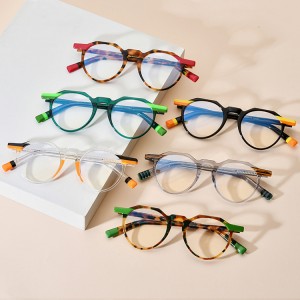 RUISEN’S Custom Round Plate Eyeglass Frames 19220