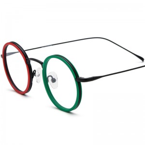 RUISEN’S Spliced acetate round eyeglass frames 185844