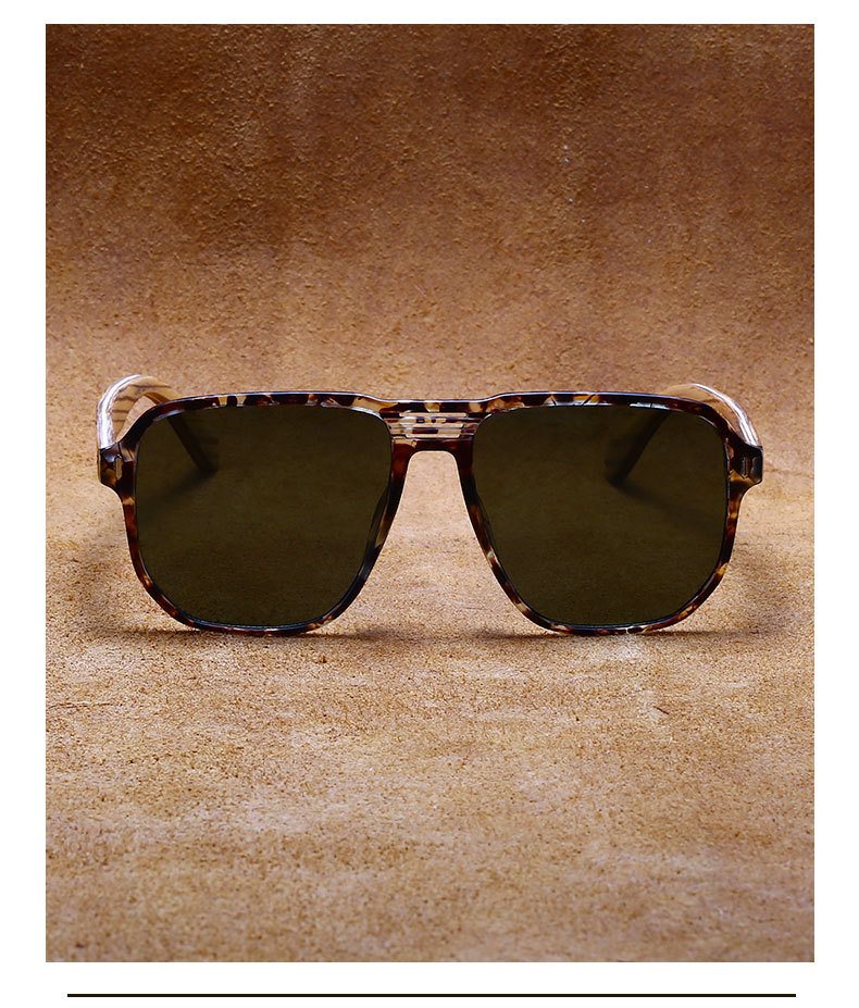 RUISEN'S Men's Fashion Wooden Sunglasses 63732
