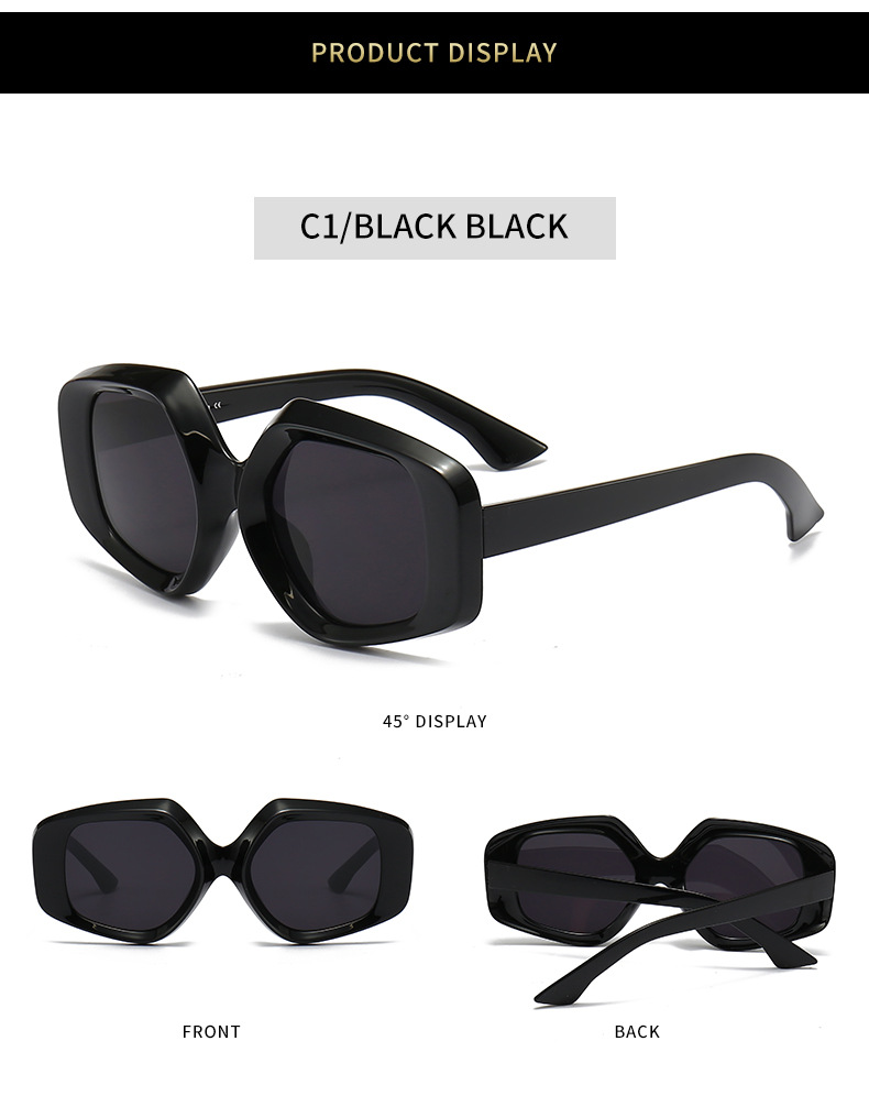 RUISEN'S New Personalized Fashion Tortoiseshell Sunglasses 1220-6