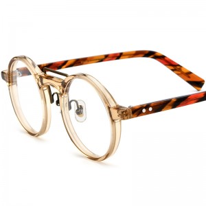 RUISEN’S Premium Round Acetate Optical Frames Business Eyeglasses 19194