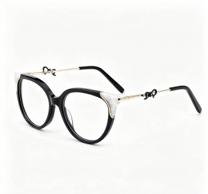 RUISEN’S Elegant cat-eye glasses decorated with cute bow details for ladies daily wear 8008
