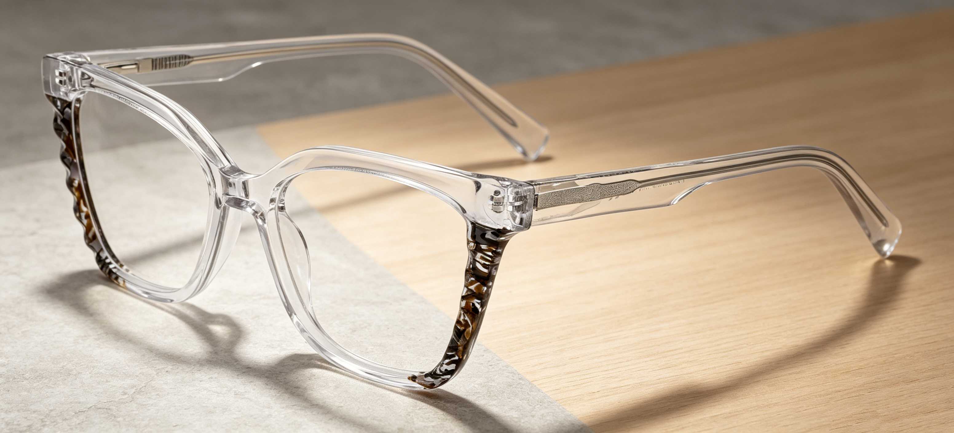 RUISEN'S Wavy Inlay Cat Eye Optical Eyewear FP2265
