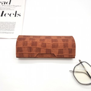 RUISEN’S Leather Premium Vintage Eyeglass Case RS113